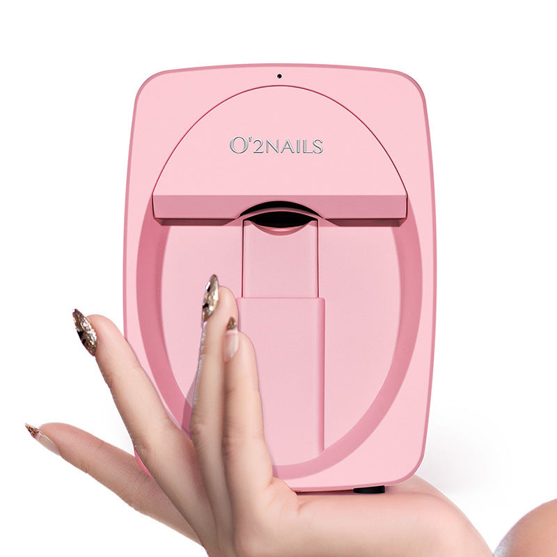 3d Color Nail Printer Full-automatic Compact Size Personal and Commercial Use