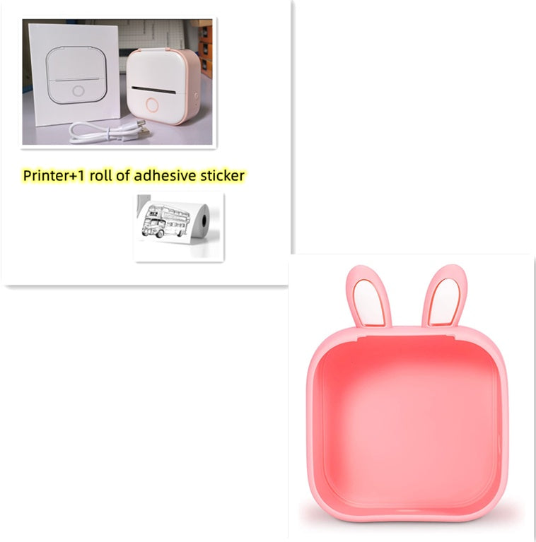Mini Portable Thermal Label Printer Bluetooth-compatible Mini Photo Label Printer Price Tag