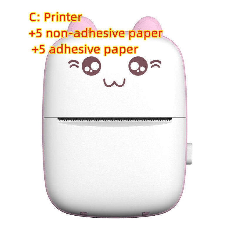 Mini Bluetooth and WiFi Printer Mobile Hot Print Pocket Student Error Label Printer