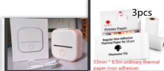 Mini Portable Thermal Label Printer Bluetooth-compatible Mini Photo Label Printer Price Tag
