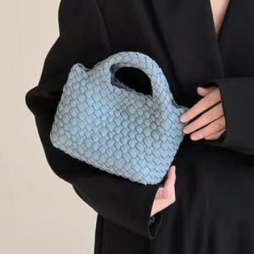 Premium Woven Handmade Mini Small Bag Tote Bucket Bag