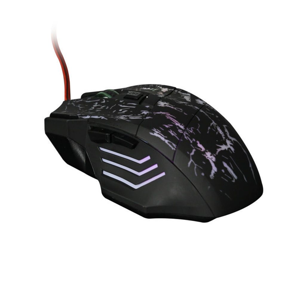 GXL Hardcore Gaming Mouse with braded wires