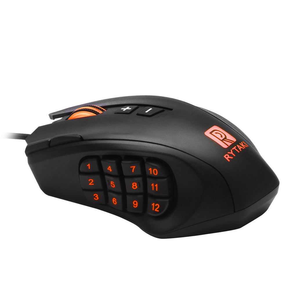 Laser Raw Gaming Mouse Mechanical Hand Button Desktop Notebook Computer Gaming Wired