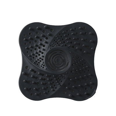 Anti-blocking With Suction Cup Anti-skid Fixed Sink Sewer Hair Filter