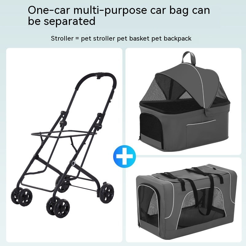 Dog & Cat Lightweight Folding Trolley