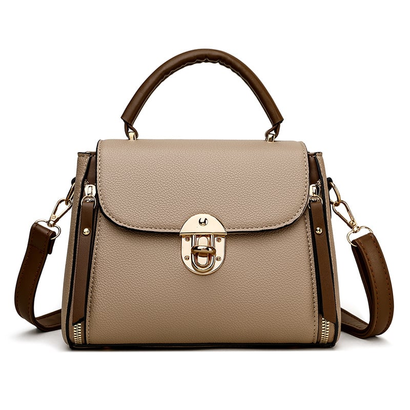 Classic crossbody bag with a lock