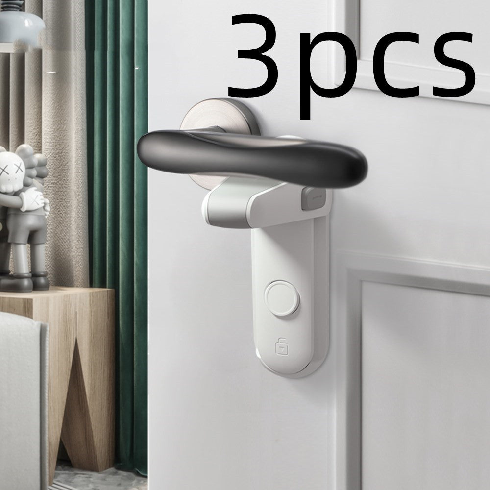 Powerful Door Lever Lock Opening Artifact Anti-pet. Easy To Install with High Strength Material.