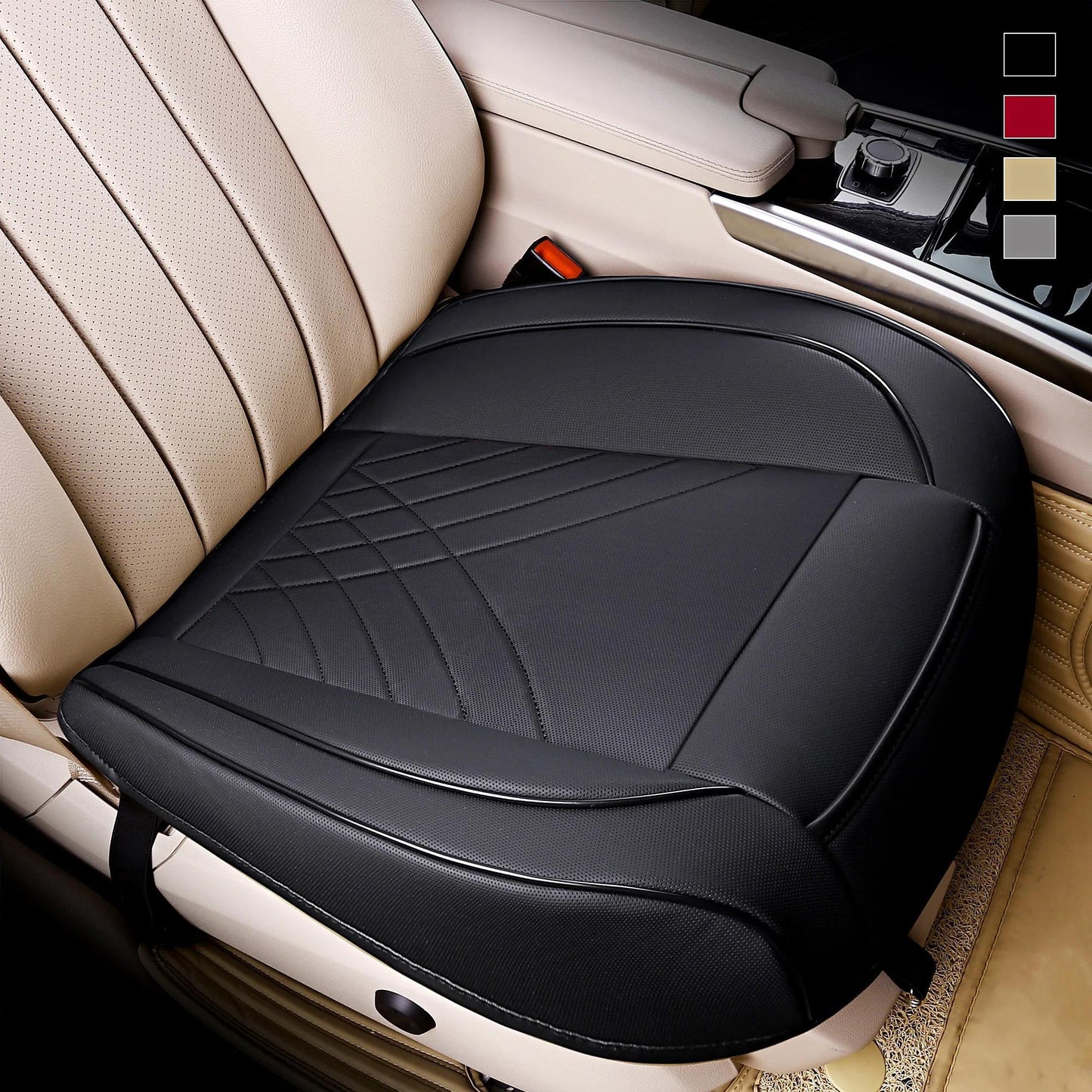 Polyurethane Leather Car Seat Cover Non-slip Soft Car Seat Protector