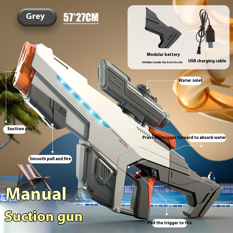 MX16 Long Range Water Gun Toy One-click Water Absorption Large Capacity Technology