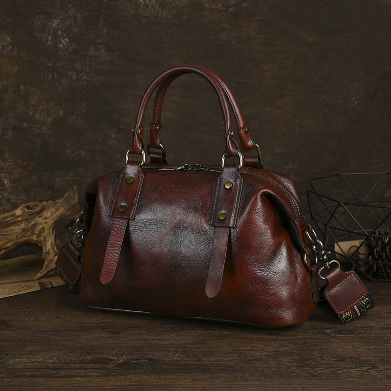 Traveling Leather Handbag for Women