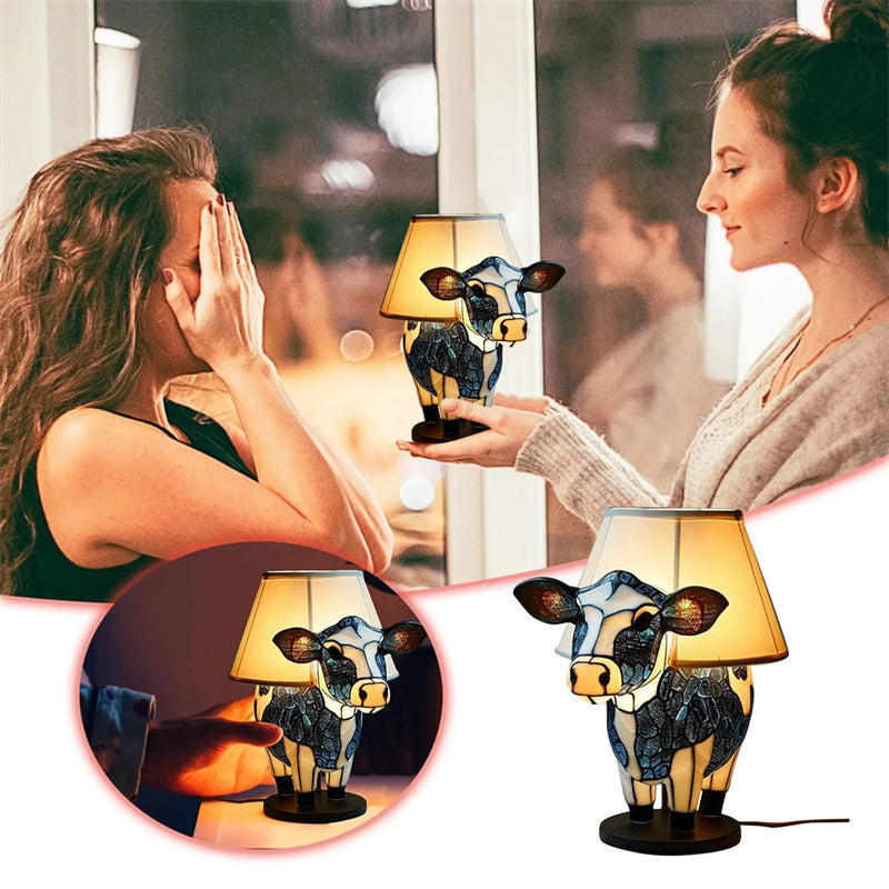 Beautiful Cow Table Lamp Bedside
