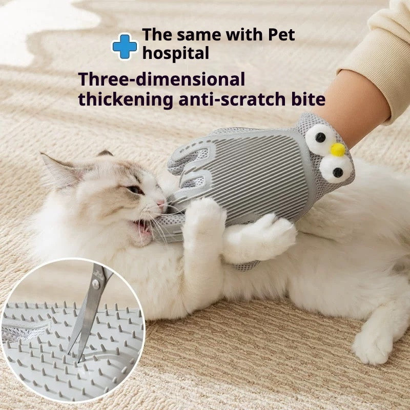 Cat & Dog Hair Removal Gloves with Massage Combs, Special Pet Hair Removal Brushes