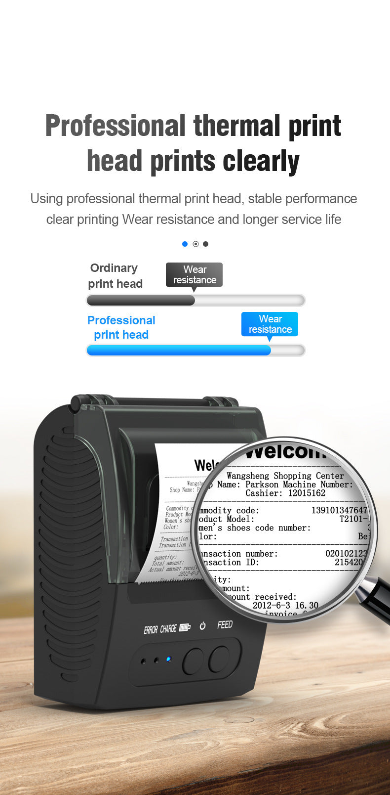 Portable Receipt Printer