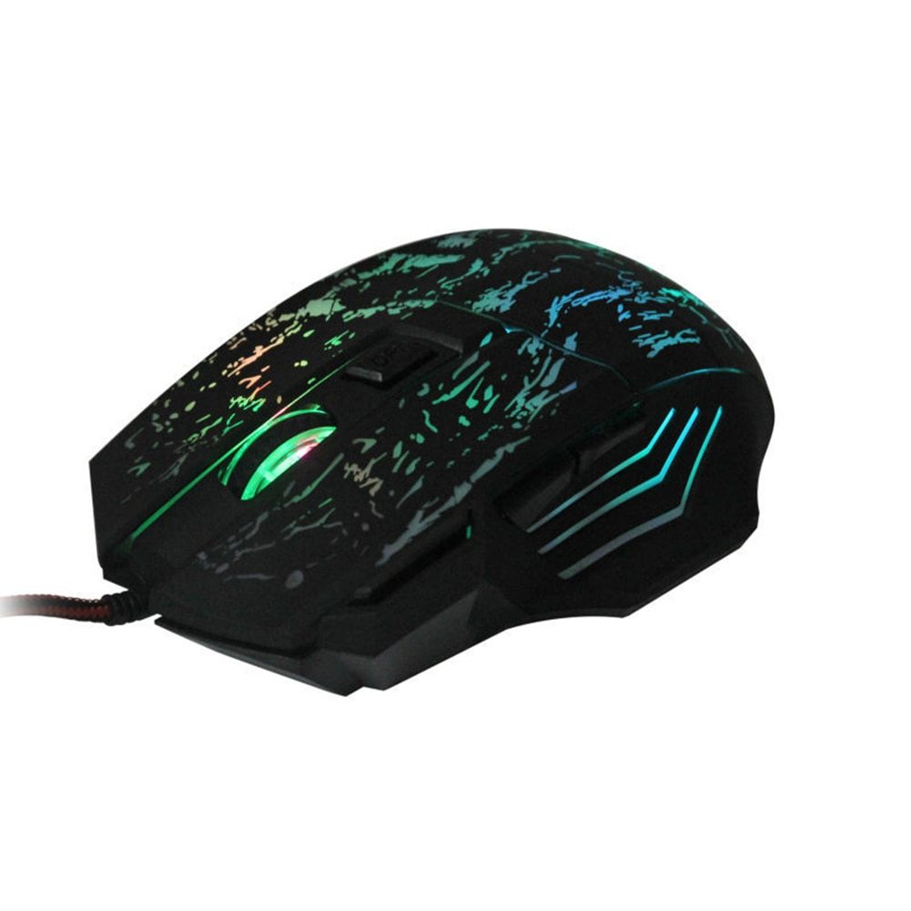 GXL Hardcore Gaming Mouse with braded wires
