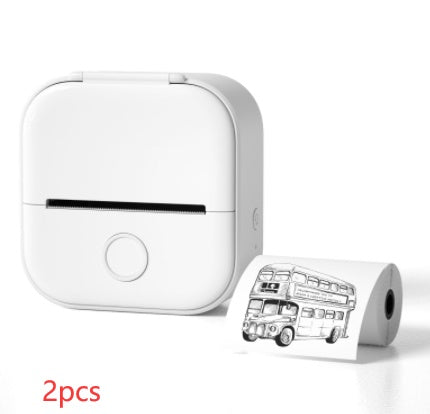 Mini Portable Thermal Label Printer Bluetooth-compatible Mini Photo Label Printer Price Tag