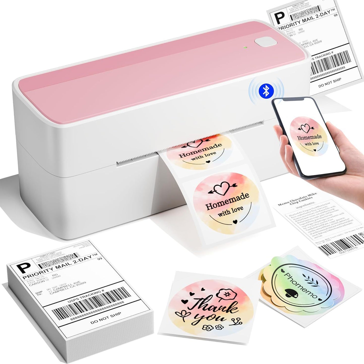 Commercial Bluetooth Heat-sensitive Label Single Machine PM241-T