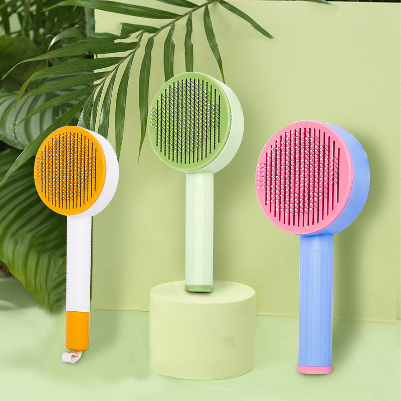 Pet Comb Curved Needle Massage Cat Dog Hair Removal Brush Special Comb for Cleaning Long Hair