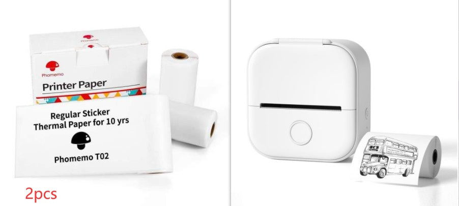 Mini Portable Thermal Label Printer Bluetooth-compatible Mini Photo Label Printer Price Tag