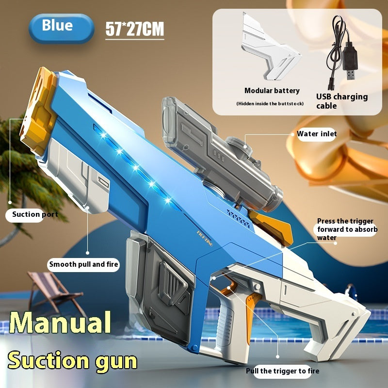 MX16 Long Range Water Gun Toy One-click Water Absorption Large Capacity Technology