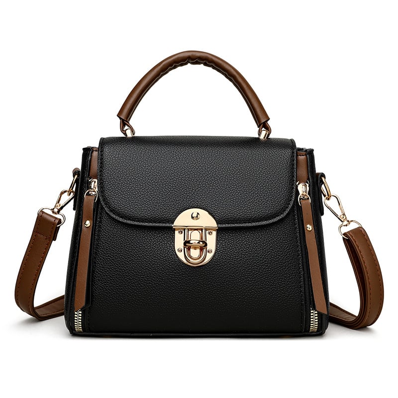 Classic crossbody bag with a lock