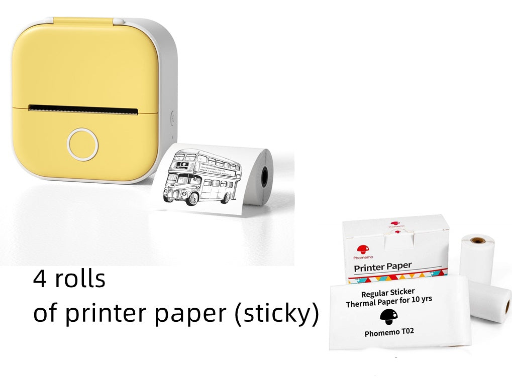 Mini Portable Thermal Label Printer Bluetooth-compatible Mini Photo Label Printer Price Tag