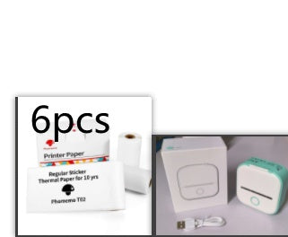 Mini Portable Thermal Label Printer Bluetooth-compatible Mini Photo Label Printer Price Tag