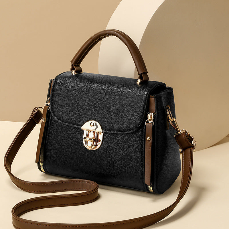 Classic crossbody bag with a lock
