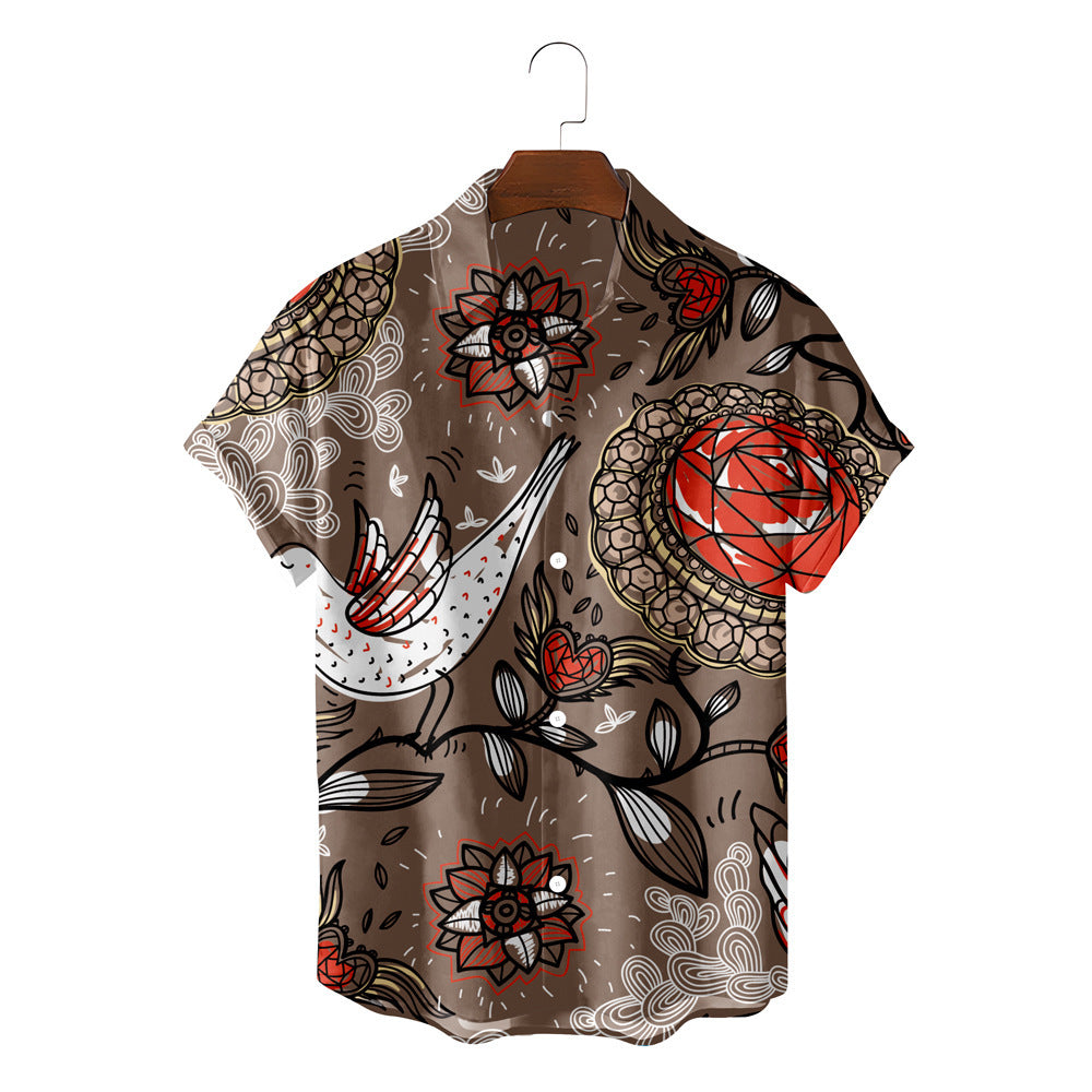 Hawaii Beach Vacation Retro Tide Shirt Men's