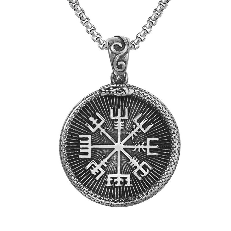 Stainless Steel Pendant Vintage Cult Necklace
