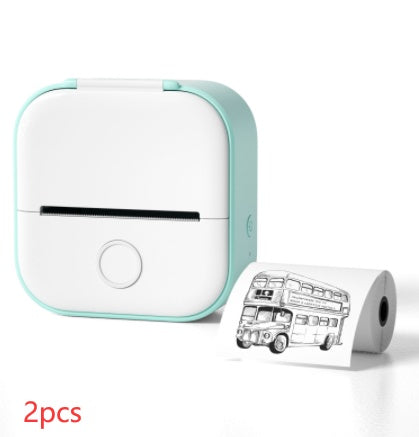 Mini Portable Thermal Label Printer Bluetooth-compatible Mini Photo Label Printer Price Tag