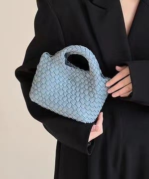Premium Woven Handmade Mini Small Bag Tote Bucket Bag