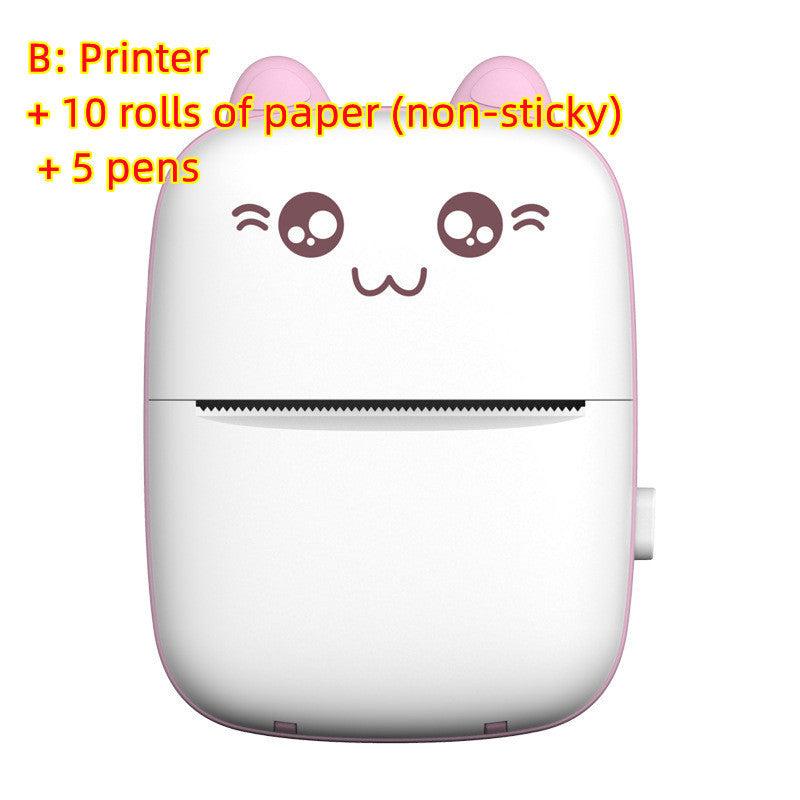 Mini Bluetooth and WiFi Printer Mobile Hot Print Pocket Student Error Label Printer