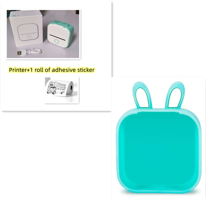 Mini Portable Thermal Label Printer Bluetooth-compatible Mini Photo Label Printer Price Tag
