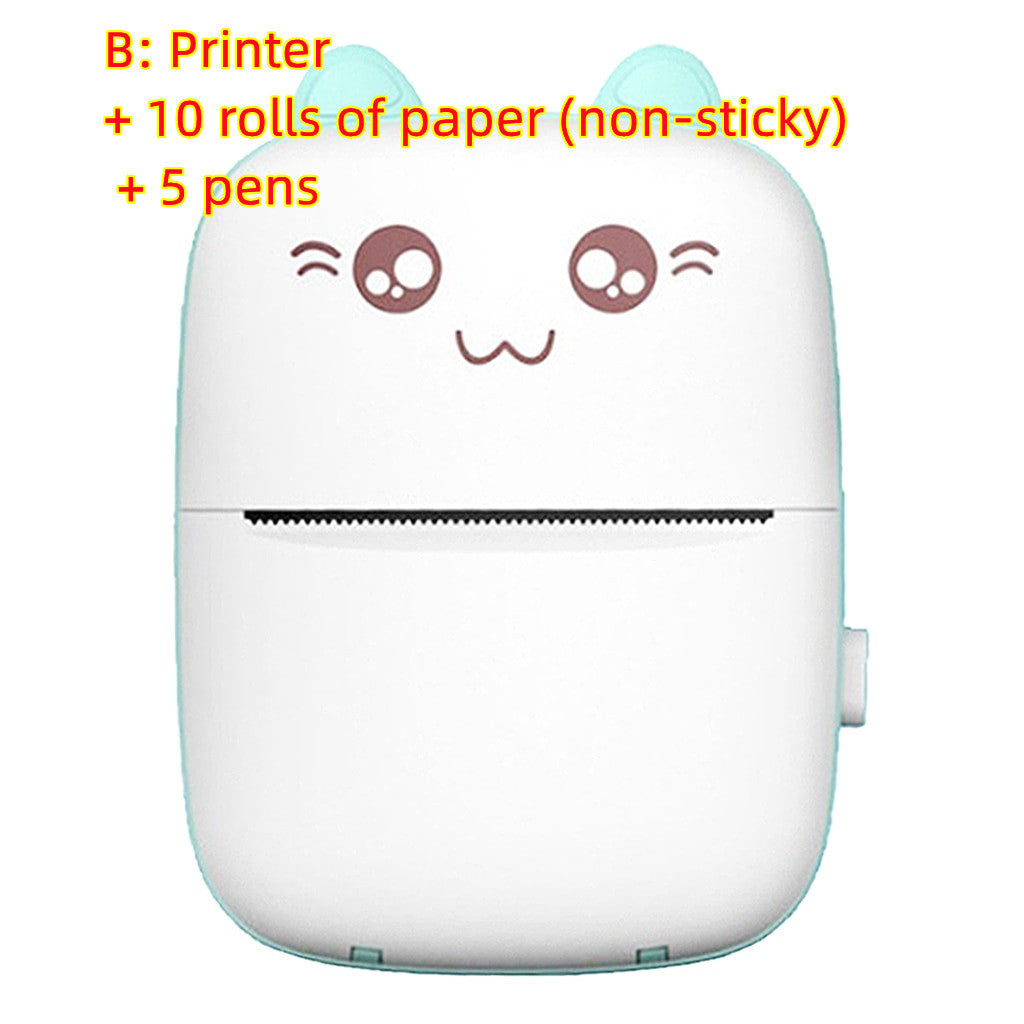 Mini Bluetooth and WiFi Printer Mobile Hot Print Pocket Student Error Label Printer