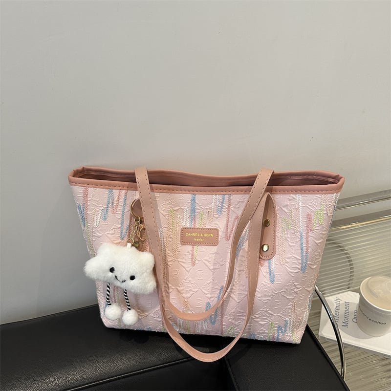 Cute texture pendant shoulder bag