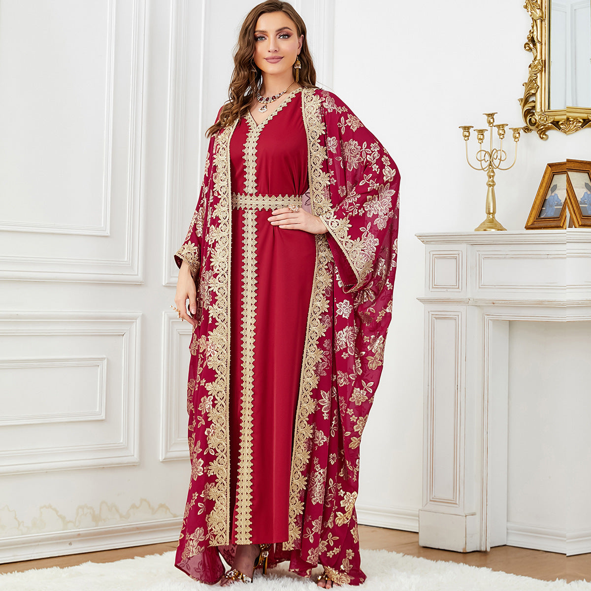 Royal Cardigan Robe Arabian Dress