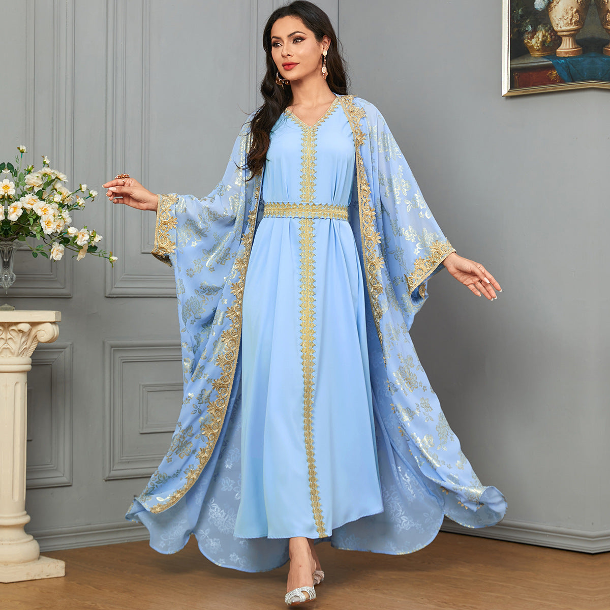 Royal Cardigan Robe Arabian Dress
