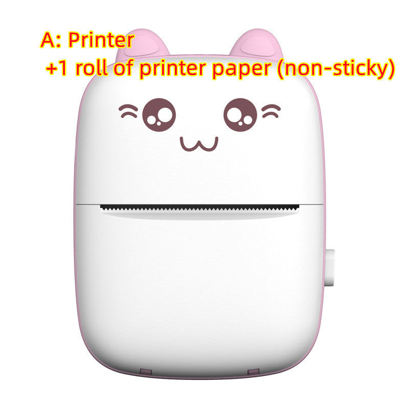 Mini Bluetooth and WiFi Printer Mobile Hot Print Pocket Student Error Label Printer