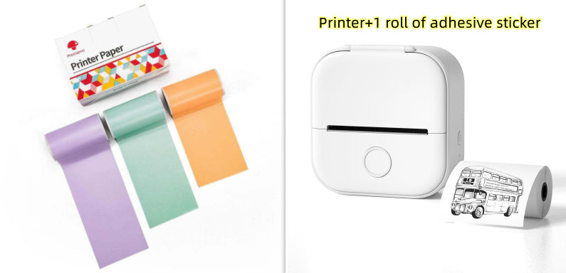 Mini Portable Thermal Label Printer Bluetooth-compatible Mini Photo Label Printer Price Tag