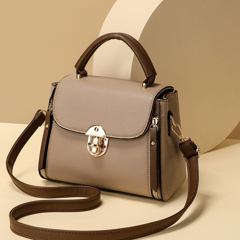 Classic crossbody bag with a lock