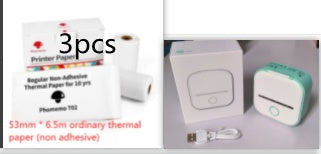 Mini Portable Thermal Label Printer Bluetooth-compatible Mini Photo Label Printer Price Tag