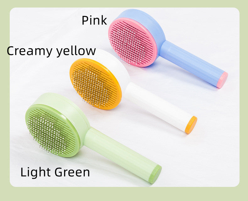 Pet Comb Curved Needle Massage Cat Dog Hair Removal Brush Special Comb for Cleaning Long Hair