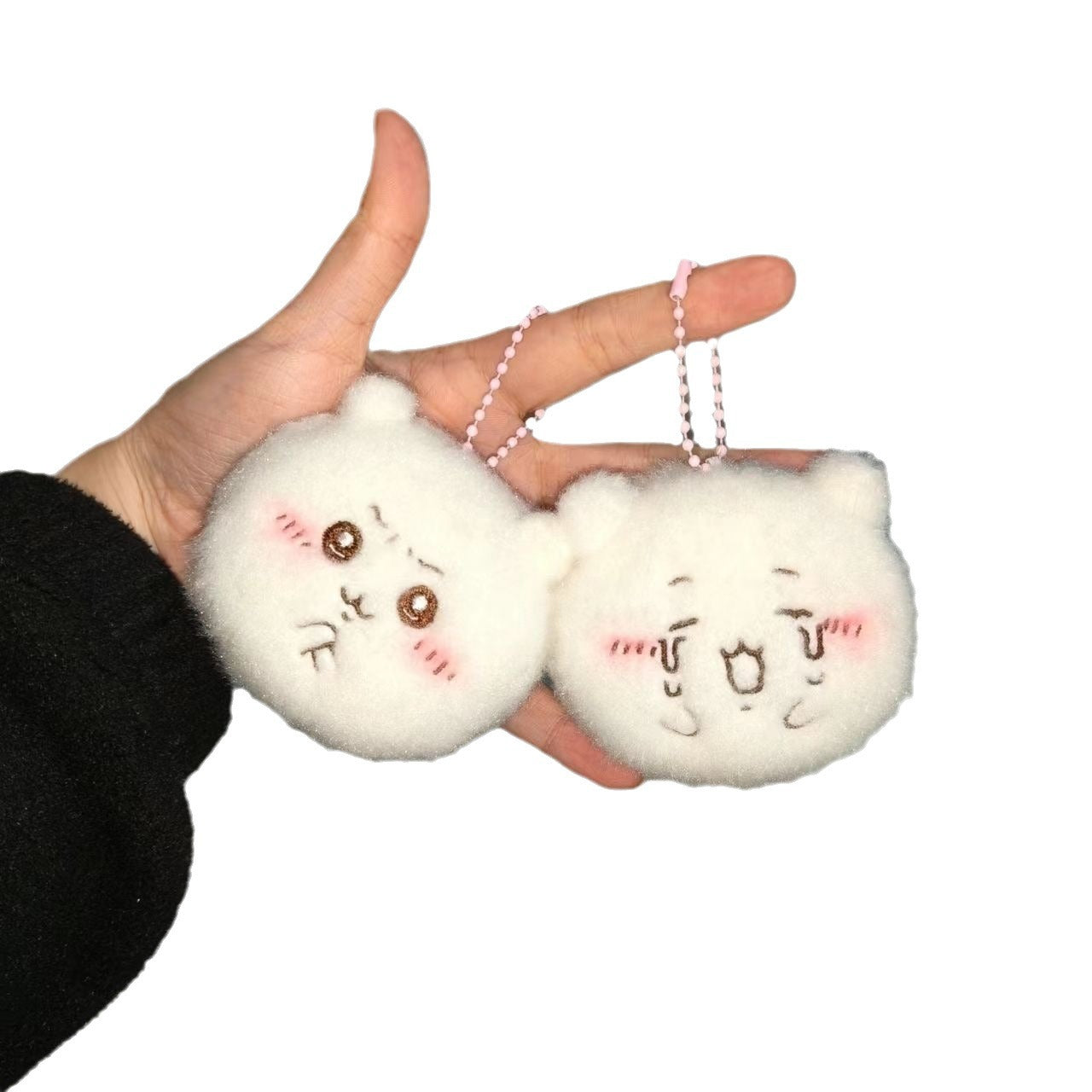 Cute doll plush bag hanger