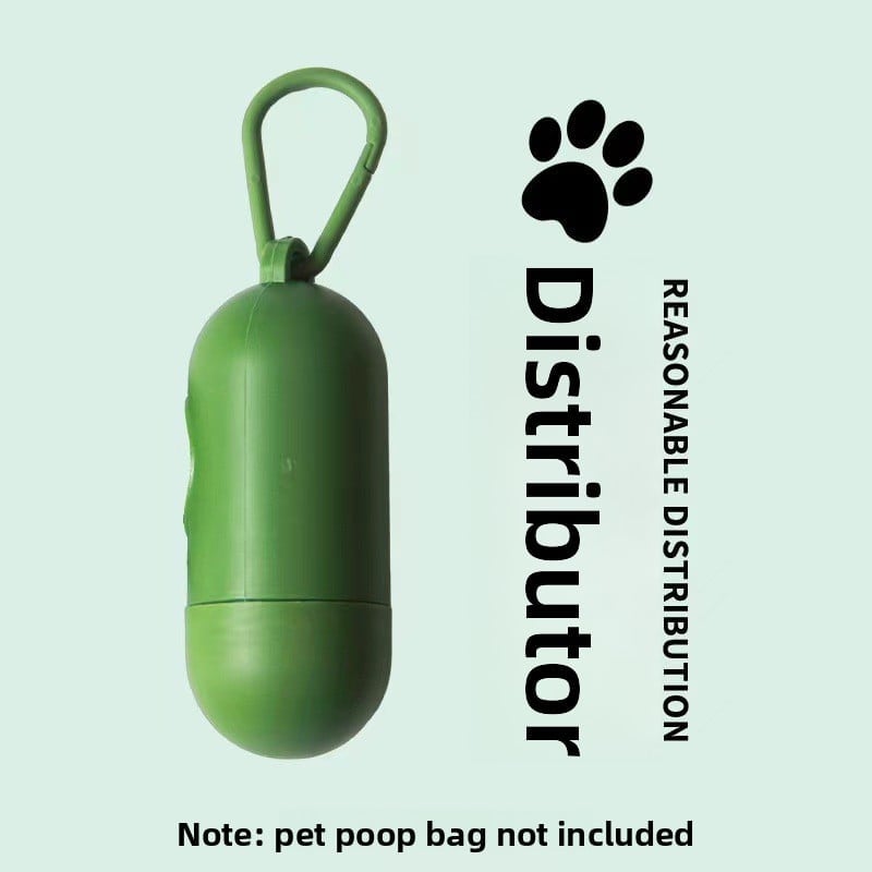 Pet garbage bag capsule shape