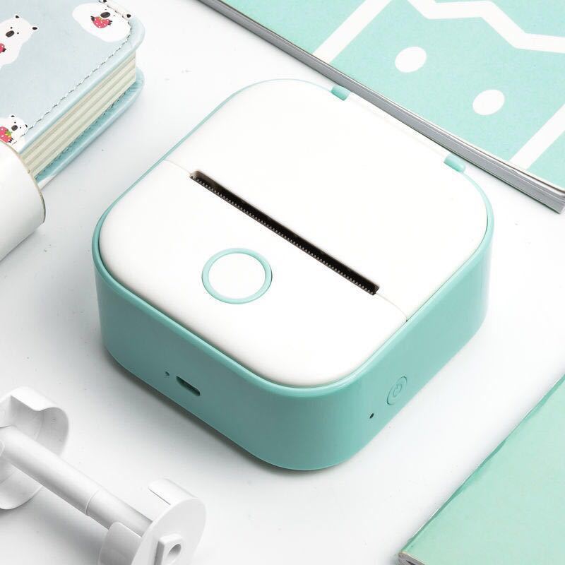 Mini Portable Thermal Label Printer Bluetooth-compatible Mini Photo Label Printer Price Tag