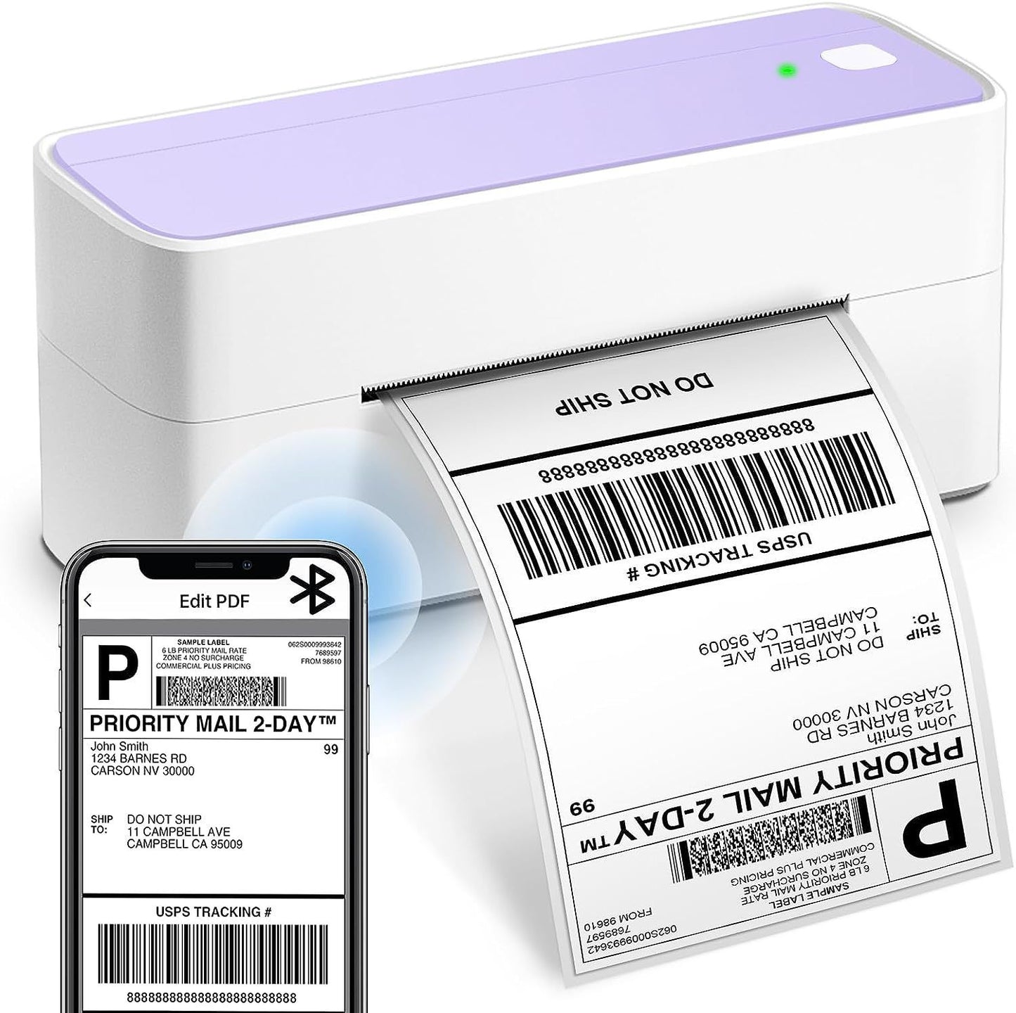 Commercial Bluetooth Heat-sensitive Label Single Machine PM241-T