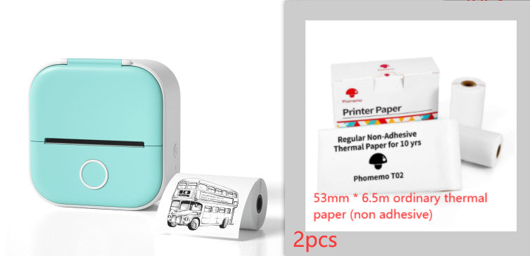 Mini Portable Thermal Label Printer Bluetooth-compatible Mini Photo Label Printer Price Tag