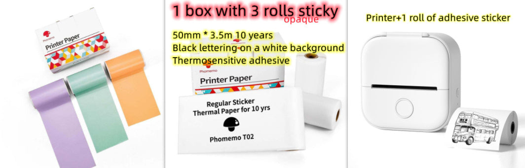 Mini Portable Thermal Label Printer Bluetooth-compatible Mini Photo Label Printer Price Tag
