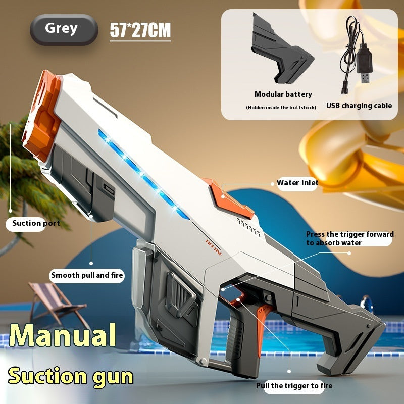 MX16 Long Range Water Gun Toy One-click Water Absorption Large Capacity Technology