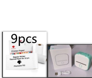 Mini Portable Thermal Label Printer Bluetooth-compatible Mini Photo Label Printer Price Tag